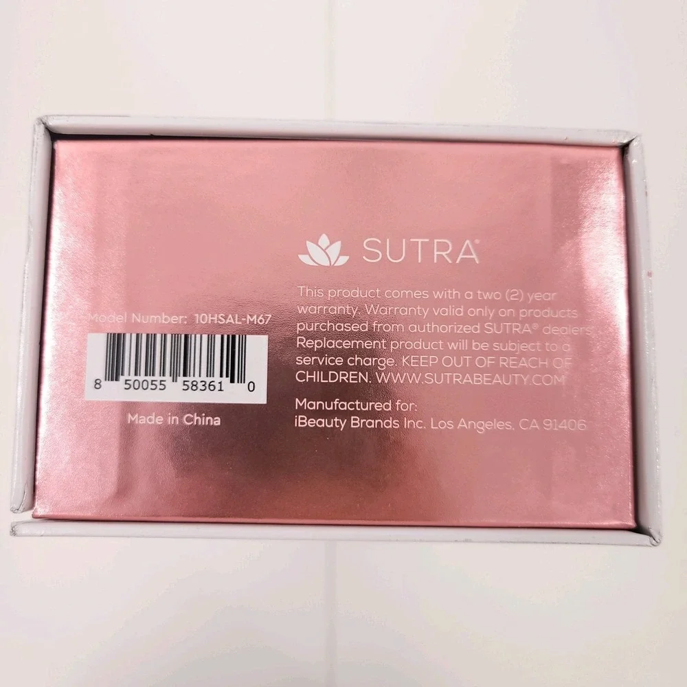 Sutra Air Styler 2 in 1 Hair Straightener + Curler Ceramic Plates Rose Gold Pink